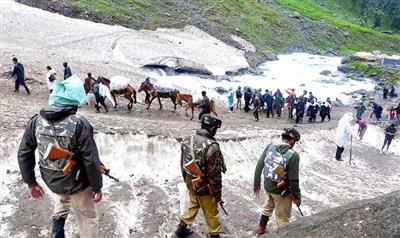 J-K: CRPF intensifies surveillance, deploys K-9, tightens security in key areas ahead of Amarnath Yatra