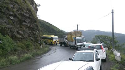 Shimla-Sunni-Karsog Highway blocked after downpour in Himachal, commuters stranded
