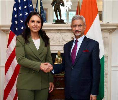 Jaishankar meets with FBI Director Kash Patel; appreciates India-US cooperation in countering terrorism, organised crime