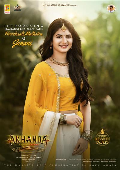 'Bajrangi Bhaijaan' fame Harshaali Malhotra joins Nandamuri Balakrishna in 'Akhanda 2'
