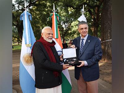 PM Modi conferred with Key to City of Buenos Aires during Argentina visit