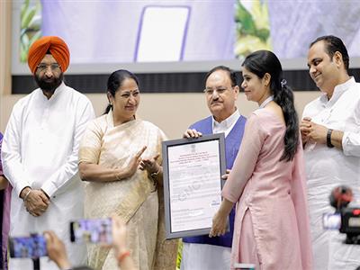 Union Health Minister JP Nadda, Delhi CM Rekha Gupta distribute appointment letters to 1400 nurses