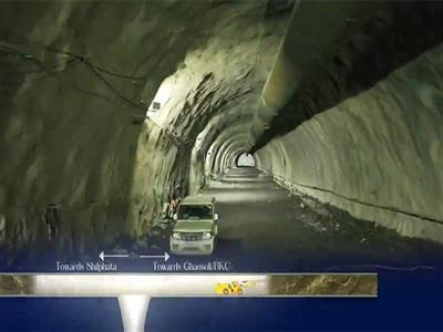 2.7 km long continuous tunnel completed with first breakthrough in 21 km tunnel between BKC and Shilphata