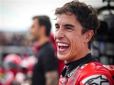 Magnificent Marquez reigns in Germany as podium contenders crash