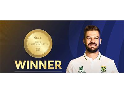 Aiden Markram announced ICC Men's Player of the Month for June