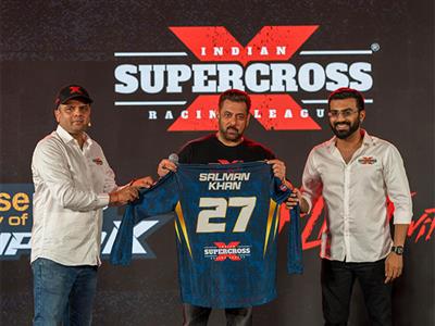 Salman Khan unveils season two of Indian Supercross Racing League