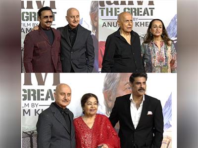 Anupam Kher's 'Tanvi The Great' Mumbai screening turns out to be a star-studed affair