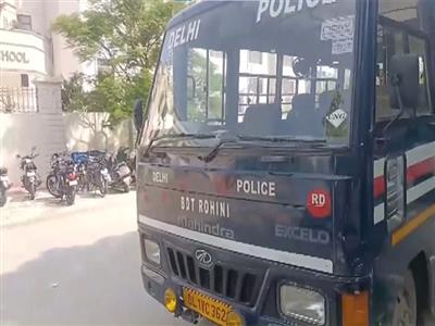 Police deployed outside multiple schools in Delhi after bomb scare