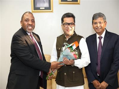 MoS Margherita lands in Lesotho, aims to strengthen bilateral ties