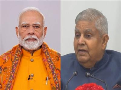 PM Modi wishes Jagdeep Dhankhar 