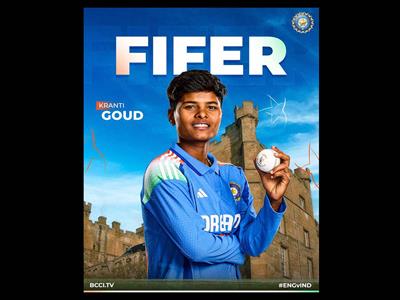 Kranti Goud six wicket haul, Harmanpreet's century seals series for India 2-1 against England