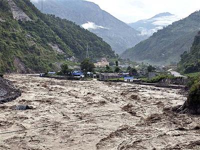 Rain in Tibet trigger flood in Nepal, warning issued in three districts