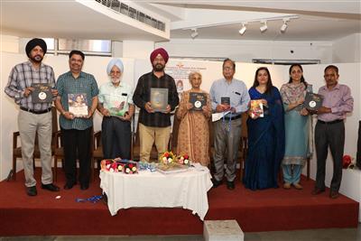 Five New Books by Dr SS Bhatti Launched at Punjab Kala Bhawan