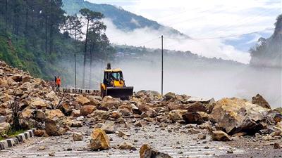 Himachal Pradesh: Chandigarh-Manali National Highway blocked due to multiple landslides, flash floods