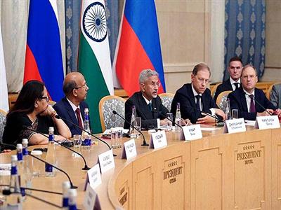 EAM Jaishankar's visit to Russia sees comprehensive review of India-Russia ties, takes stock of regional developments