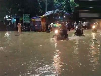 Punjab: Incessant rains cause waterlogging in Pathankot; authorities prepare evacuation centre