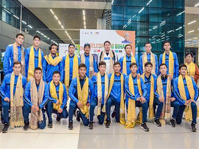 Kazakhstan arrives in Bihar for Men's Asia Cup 2025
