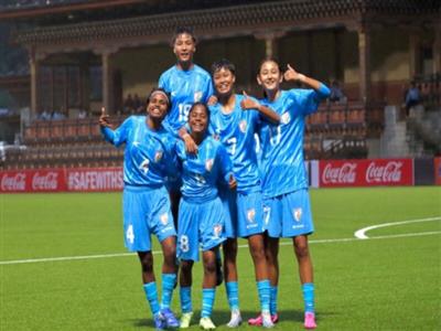 Five-star performance against Bhutan inches India closer to SAFF U17 Women's crown