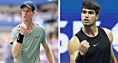 US Open: Jannik Sinner, Carlos Alcaraz to clash in third straight grand slam final