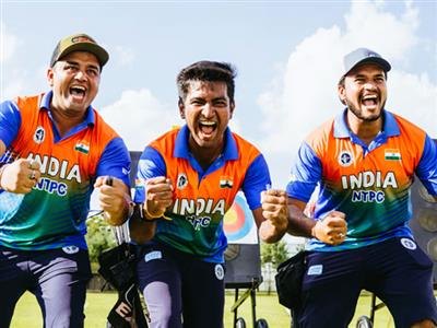 Indian Men's Compound Archery Team wins first-ever gold at World Championships