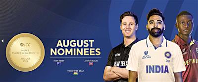Siraj, Henry, Seales nominated for ICC Men's Player of the Month Award