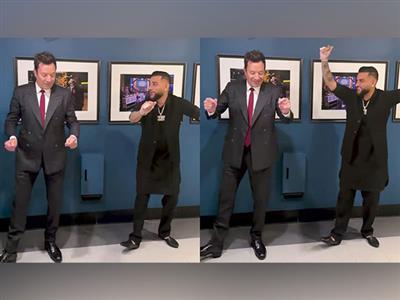 Jimmy Fallon tries 'Bhangra' with Karan Aujla, fans say 