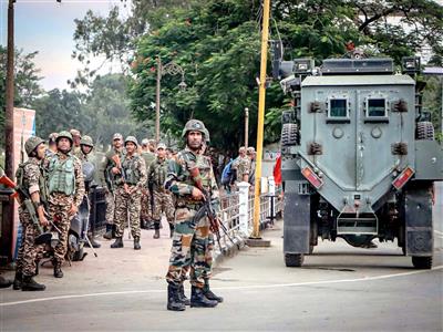 Arms, ammunition seized; 3 arrested as security forces intensify operations in Manipur