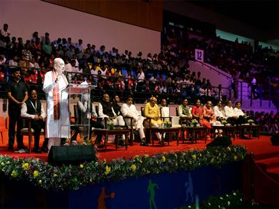 Gujarat: Amit Shah dedicates Veer Savarkar Sports Complex to the nation