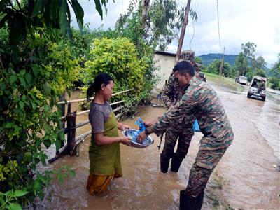Indian Army delivers swift flood relief to Manipur's affected villages