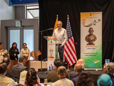 India Day celebrated at Gates Foundation in Seattle on Gandhi Jayanti