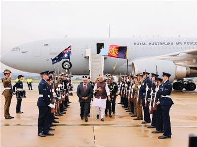 Rajnath Singh arrives in Canberra, to hold key talks on Indo-Pacific, defence cooperation