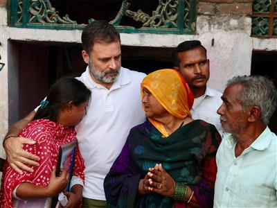 Rahul Gandhi alleges Dalit man's family being 