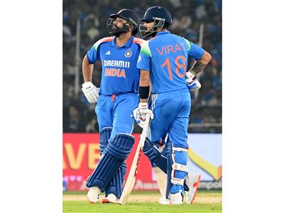 Ro-Ko reunite in nets as India gear up for Australia ODI series