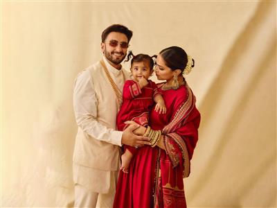 Deepika, Ranveer reveal daughter Dua's face to the world amid Diwali celebrations