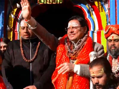 Uttarakhand CM Pushkar Singh Dhami offers prayers at Kedarnath Temple ahead of winter closure