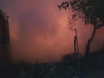 Delhi: Fire breaks out in Rani Garden slum, 8 fire trucks deployed