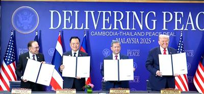 Thailand-Cambodia sign peace deal, pledge regional stability in presence of Trump, Anwar