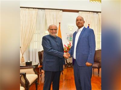 VP Radhakrishnan meets Seychelles President Herminie, reaffirms commitment to peace and prosperity in Indian Ocean Region