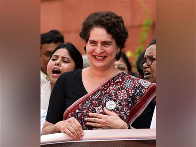 Priyanka Gandhi extends greetings on occasion of Chhath Puja