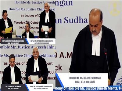 Three Judges sworn into Delhi High Court, enhancing Bench strength and diversity