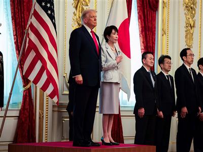 Japan PM Takaichi tells Trump she has nominated him for Nobel Peace Prize: White House