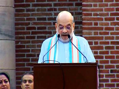 Union Home Minister Amit Shah flags off 'Run for Unity' in Delhi