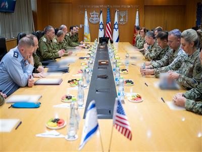 US Joint Chiefs Chairman Dan Caine visits Israel, fiscusses Gaza situation with IDF Chief