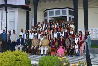 ‘Milan Programme’ organised at Raj Bhavan to celebrate Foundation Day of 17 States and UTs