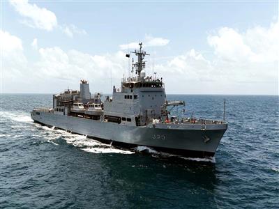 INS 'Ikshak' commissioned into Indian Navy at Kochi Naval Base, boosts hydrographic survey capabilities