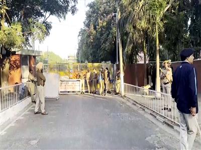 SSP Chandigarh checks security arrangements ahead of student protest at Panjab University