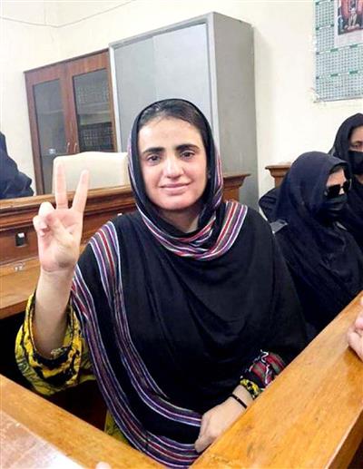Jailed BYC leader Mahrang Baloch urges youth to carry forward national movement