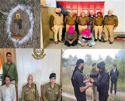 Another terror attack thwarted as four involved in Gurdaspur grenade attack case held; Hand grenade, Two pistols recovered