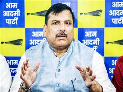 AAP's Sanjay Singh seeks discussion in RS on Delhi's health emergency, rising crime and demolitions