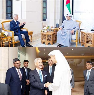 EAM Jaishankar meets UAE VP Sheikh Mansour, CEO of Mubadala; discusses economic, defence cooperation, investment opportunities